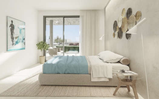 P-4246_2. Penthouse in Sa Ràpita mit großer Dachterrasse und Meerblick, nah zu Es Trenc
