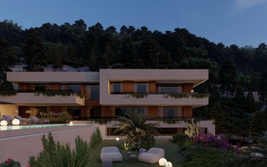G-4109 PROJEKT! Bau-Grundstück in Son Vida mit Projekt für eine Luxus Designer Villa