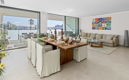 A-2148_3 Luxus Neubau Garten-Wohnung in Palma MIT Meer- und Hafenblick 23