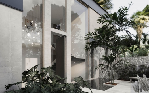 V-4682-121 PROJEKT! Spektakuläre Luxusvilla in Bendinat mit herrlichem Golf- und Meerblick