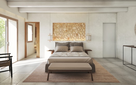 D-4686 Einzigartiges Dorfhaus in Ses Salines mit riesigem Garten & Pool