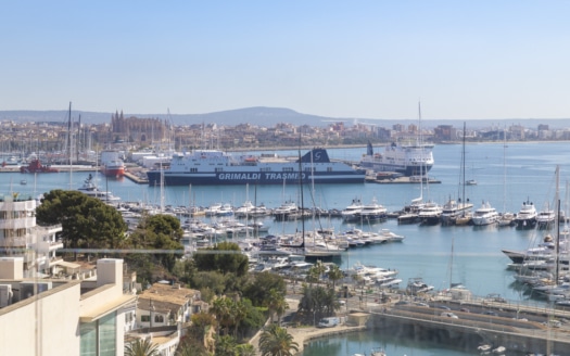 P-4826_3 Penthouse in Palma mit herrlichem Meer- und Hafenblick von privater Terrasse & Garage 10