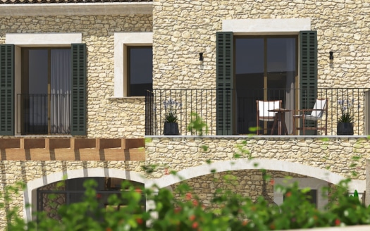D-4687 Luxus Dorfhaus in Ses Salines im Finca-Stil mit großer Pool Terrasse