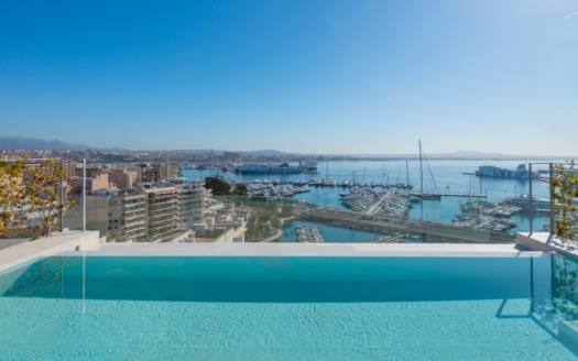P-4826_4 Duplex Penthouse in Palma mit unbezahlbarem Hafen- und Meerblick & privatem Pool 2