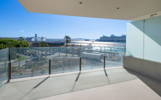 A-2148_9 Fantastische Neubau Wohnung in Palma mit Meer- und Hafenblick 2