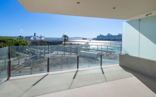 A-2148_9 Fantastische Neubau Wohnung in Palma mit Meer- und Hafenblick 2