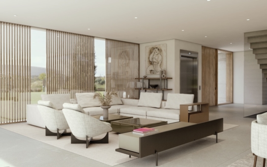 V-4670-121 PROJEKT! Beeindruckende Luxus Villa in Bendinat mit Blick auf den Golfplatz und das Meer