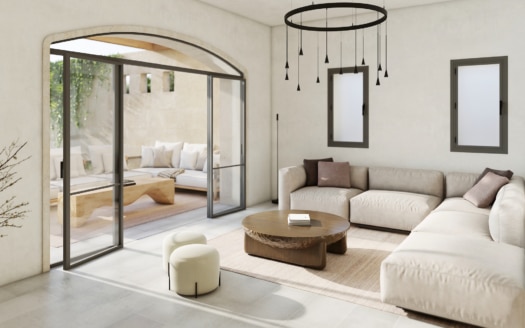 D-4687 Luxus Dorfhaus in Ses Salines im Finca-Stil mit großer Pool Terrasse