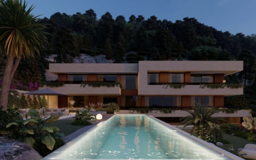 G-4109 PROJEKT! Bau-Grundstück in Son Vida mit Projekt für eine Luxus Designer Villa