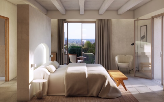 D-4686 Einzigartiges Dorfhaus in Ses Salines mit riesigem Garten & Pool