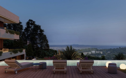 G-4109 PROJEKT! Bau-Grundstück in Son Vida mit Projekt für eine Luxus Designer Villa