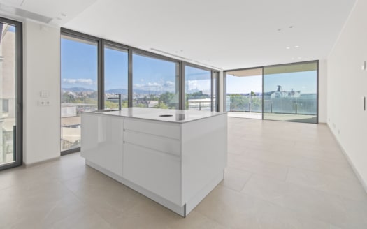 A-2148_9 Fantastische Neubau Wohnung in Palma mit Meer- und Hafenblick 4