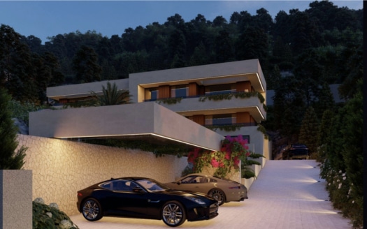 G-4109 PROJEKT! Bau-Grundstück in Son Vida mit Projekt für eine Luxus Designer Villa