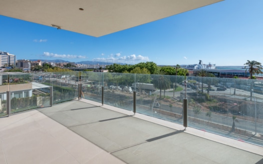 A-2148_9 Fantastische Neubau Wohnung in Palma mit Meer- und Hafenblick 1