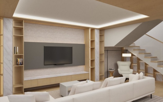 5262 PROJEKT! Modernes Stadthaus in Santa Catalina mit vorliegender Baulizenz  2
