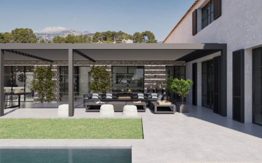 4650 Luxus Villa Projekt in Moscari am Fuße des Tramuntana Gebirges, Schlüsselfertig auf höchsten Niveau!