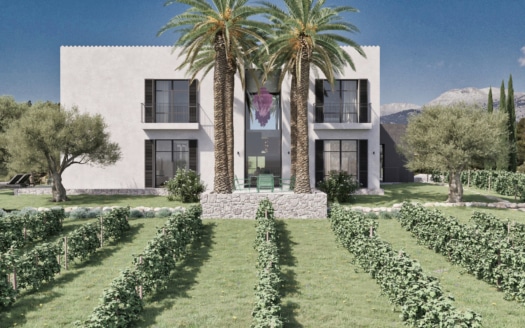 4650 Luxus Villa Projekt in Moscari am Fuße des Tramuntana Gebirges, Schlüsselfertig auf höchsten Niveau!