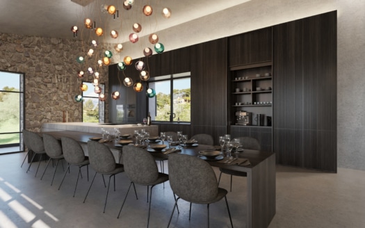 4650 Luxus Villa Projekt in Moscari am Fuße des Tramuntana Gebirges, Schlüsselfertig auf höchsten Niveau!