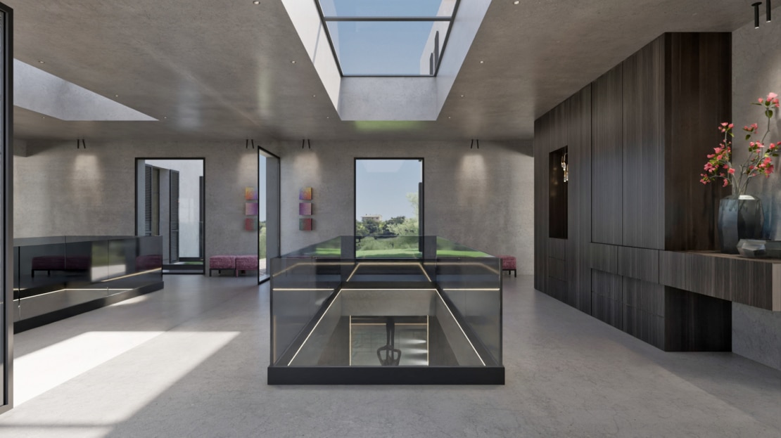 5156 Grundstück in Moscari mit Villa Projekt und Baulizenz