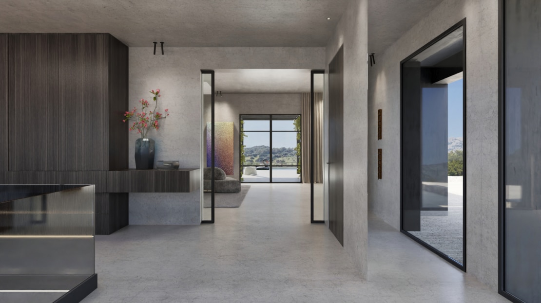 5156 Grundstück in Moscari mit Villa Projekt und Baulizenz