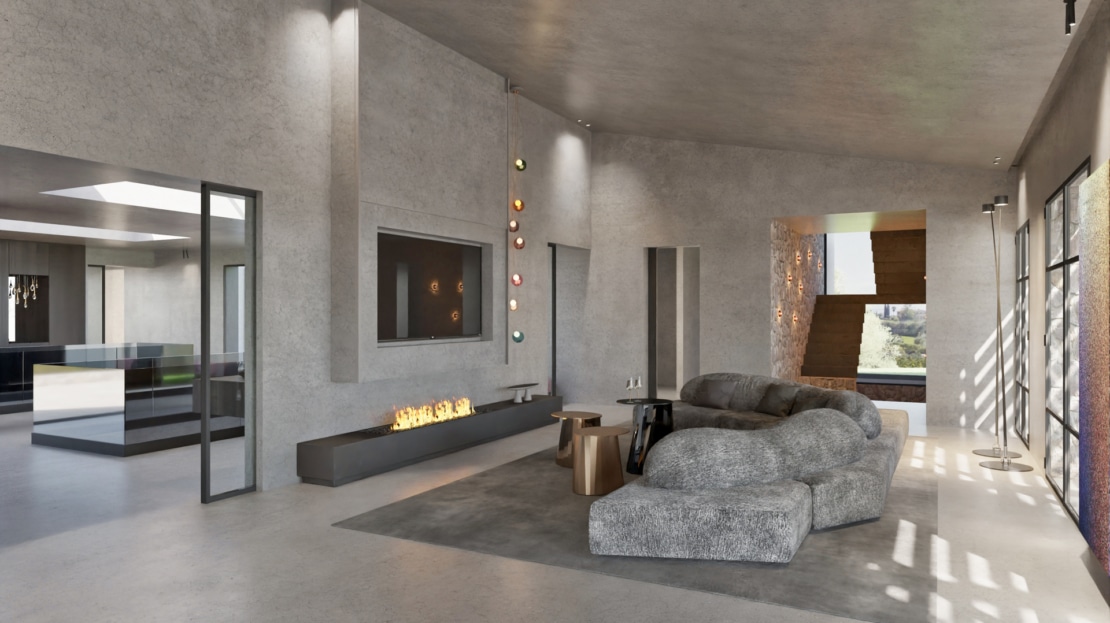 5156 Grundstück in Moscari mit Villa Projekt und Baulizenz