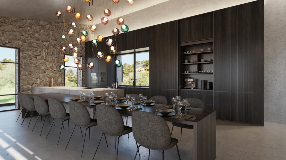 5156 Grundstück in Moscari mit Villa Projekt und Baulizenz