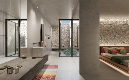 5156 Grundstück in Moscari mit Villa Projekt und Baulizenz