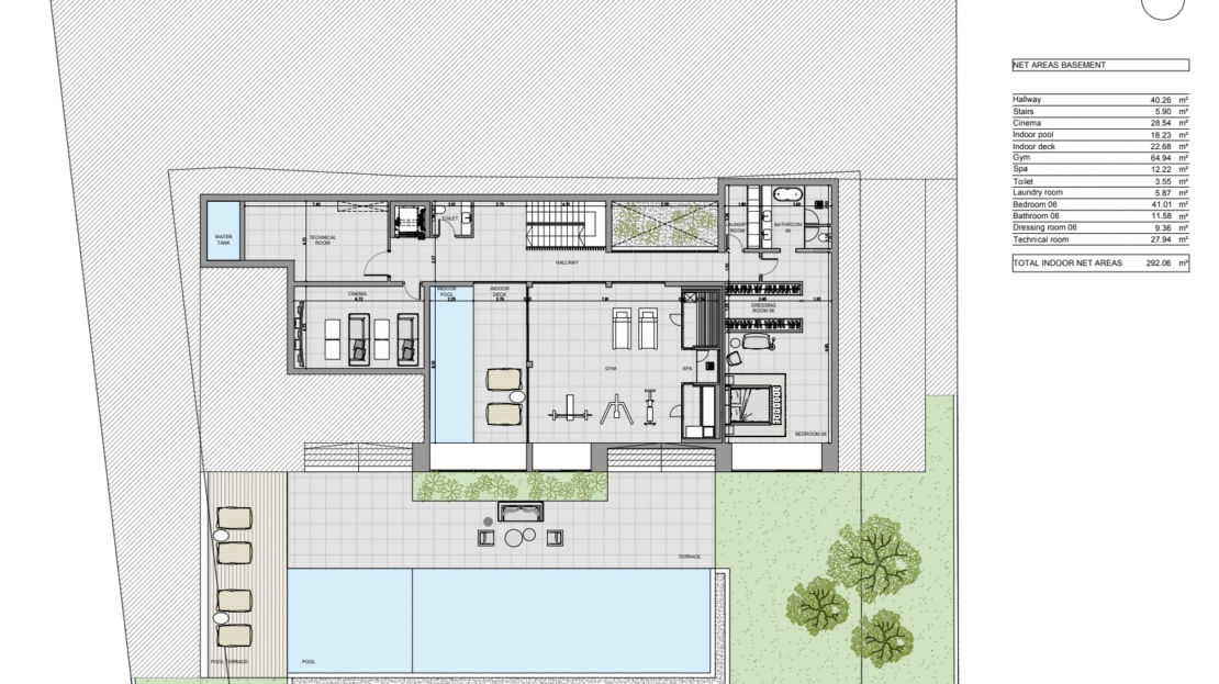 G-4110 PROJEKT! Grundstück in Son Vida mit Projekt für eine exklusive Villa mit herrlichem Ausblick
