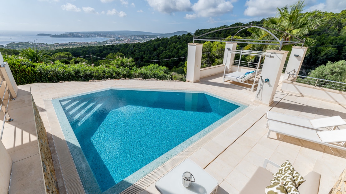 4984-018 Exklusive Villa in Costa den Blanes mit wunderschönem Meerblick und traumhaften Sonnenuntergängen