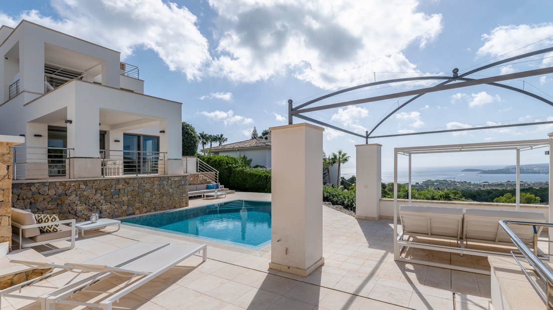 4984-018 Exklusive Villa in Costa den Blanes mit wunderschönem Meerblick und traumhaften Sonnenuntergängen