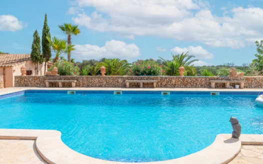F-4065 Idyllische Finca in Santanyi mit mallorquinischem Charme und Panoramablick