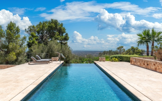 5117 Finca in Santanyi der Sonderklasse mit Meer- & Panoramablick bis hinzu Cabrera