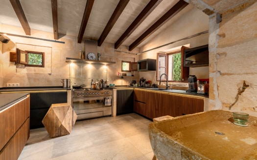 5126 Einzigartige Naturstein Finca in Porreres mit traumhaftem Panorama Blick