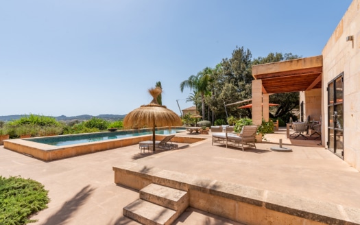 5126 Einzigartige Naturstein Finca in Porreres mit traumhaftem Panorama Blick