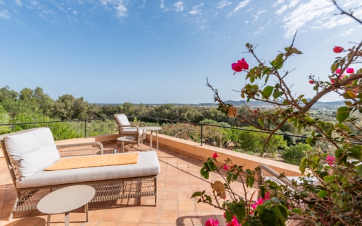 5126 Einzigartige Naturstein Finca in Porreres mit traumhaftem Panorama Blick