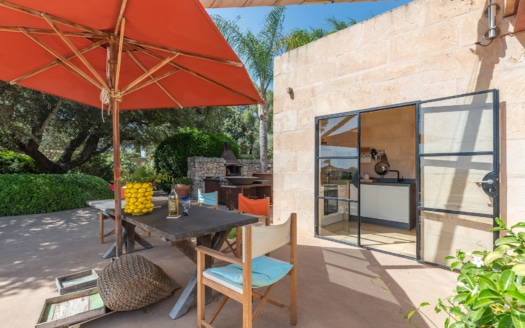 5126 Einzigartige Naturstein Finca in Porreres mit traumhaftem Panorama Blick