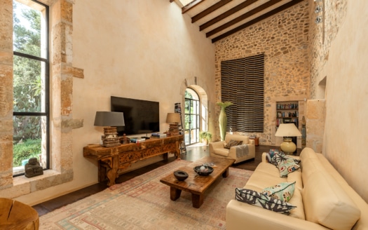 5126 Einzigartige Naturstein Finca in Porreres mit traumhaftem Panorama Blick