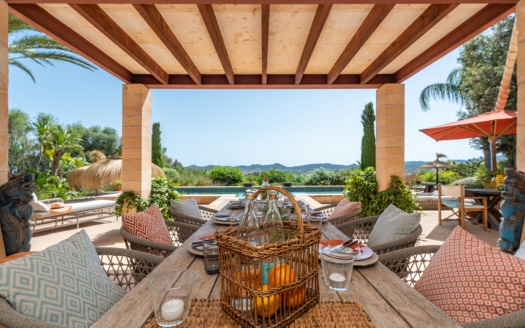 5126 Einzigartige Naturstein Finca in Porreres mit traumhaftem Panorama Blick
