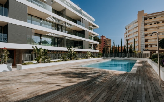 B-4736 Hochmoderner Apartment-Komplex in Cala Mayor mit teilweisem Meerblick 10