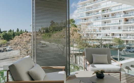 B-4736 Hochmoderner Apartment-Komplex in Cala Mayor mit teilweisem Meerblick 6