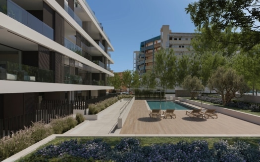 B-4736 PROJEKT! Hochmoderner Apartment-Komplex mit teilweisem Meerblick in Cala Mayor 2