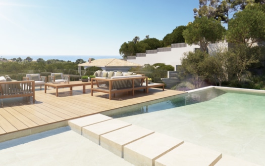 V-4414 UNDER CONSTRUCTION! Exclusive designer villa with fantastic sea and panoramic views in Puerto Portals 17