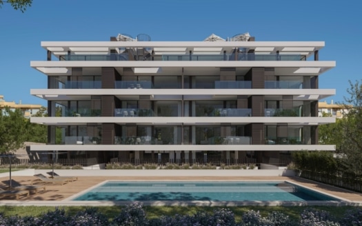B-4736 PROJEKT! Hochmoderner Apartment-Komplex mit teilweisem Meerblick in Cala Mayor 5