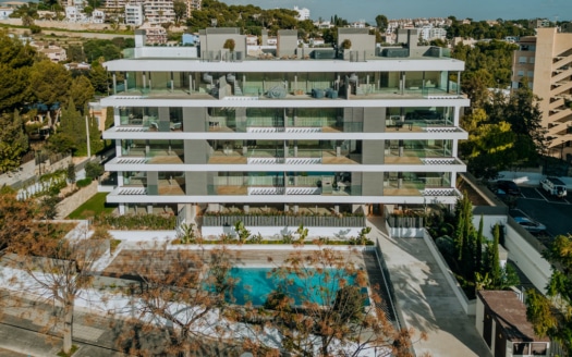B-4736 Hochmoderner Apartment-Komplex in Cala Mayor mit teilweisem Meerblick 1