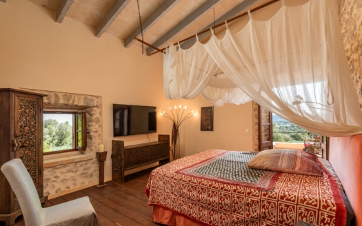 5126 Einzigartige Naturstein Finca in Porreres mit traumhaftem Panorama Blick