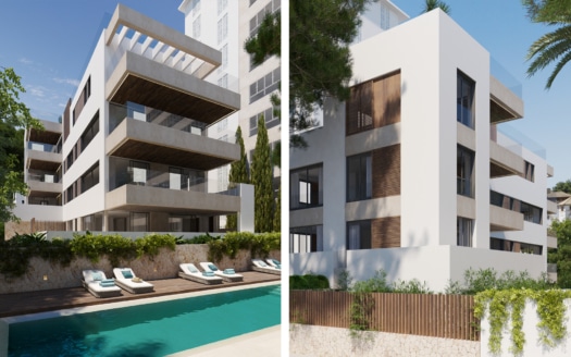 A-2952_6 PROJEKT! Traumhaftes Neubau-Apartment mit Terrasse in Son Armadams - Palma Zentrum