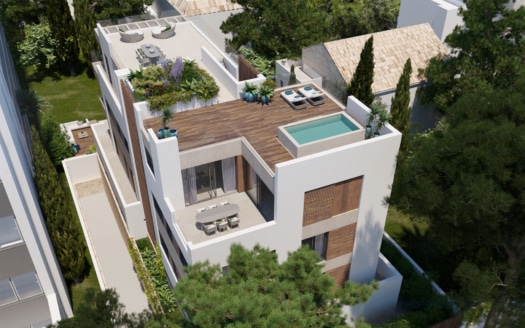 A-2952_6 PROJEKT! Traumhaftes Neubau-Apartment mit Terrasse in Son Armadams - Palma Zentrum
