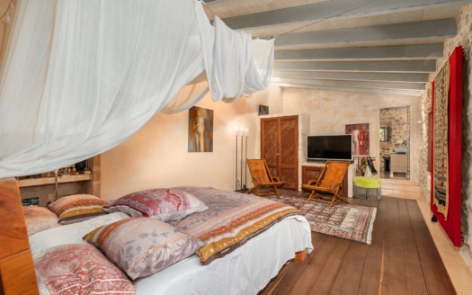 5126 Einzigartige Naturstein Finca in Porreres mit traumhaftem Panorama Blick