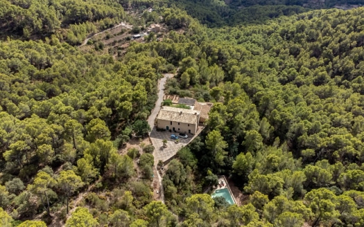 F-4366-98 Charmante Finca in Andratx mit Pool, viel Privatsphäre und Fern-Meerblick