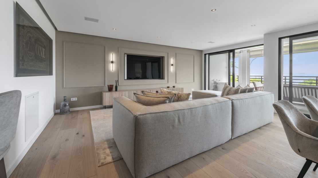 P-4713 Exklusives Penthouse in Cas Catala mit Meerblick: Modernisiert und elegant